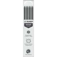 Грифели для автоматического карандаша черные 2.8 мм, HB, 6 шт ЗУБР 06313-2