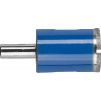 Сверло трубчатое алмазное d 24 мм, Р100, цилиндрический хвостовик, для дрели ЗУБР Профессионал 29860-24