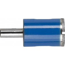 Сверло трубчатое алмазное d 24 мм, Р100, цилиндрический хвостовик, для дрели ЗУБР Профессионал 29860-24