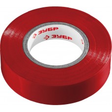 Изолента ПВХ ЭЛЕКТРИК-20 19 мм x 20 м, 6000 В, красная, не поддерживает горение ЗУБР Профессионал 1234-3_z02