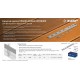ЗУБР Планка-Волна Антиблик 190 мм, крепеж для фасадной и террасной доски, термодиф. покрытие, с саморезами и битой, 50 шт, Профессионал (307031-190)