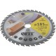 Диск пильный для циркулярных пил по дереву, спец. форма зуба 185 х 20/16 х 36Т (37687)