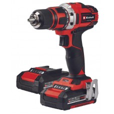 Дрель аккумуляторная Einhell PXC TE-CD 18/40-1 Li, 18В,40Нм,патрон 13мм,2x2,0Ач,кейс (4514228)