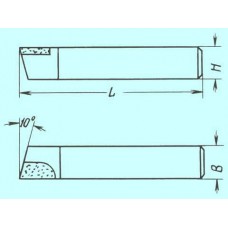 Резец проходной упорный прямой 25х16х120 Т15К6