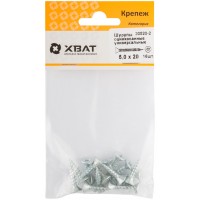 Шурупы оцинкованные, универсальные 5 х 20 ( фасовка 16 шт.) (20520-2)