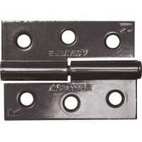 Петля карточная 65 x 48 x 2.0 мм, разъемная, правая, цвет коричневая STAYER 37613-65-3R