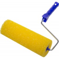 Валик малярный 80 х 240 мм, бюгель 6 мм, структурный поролон, для водоэмульсионных, акриловых красок и эмали STAYER Professional 0365-24
