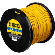 Леска для триммера КРУГ STEHER 2.4 мм 240 м 75005-2.4  