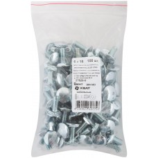 Винт мебельный (DIN 603) 6х16 100 шт Фасовка (27629-0)