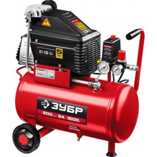 Компрессор безмасляный 200 л/мин, 24 л, 1500 Вт ЗУБР КП-200-24