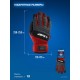 Перчатки комбинированные FLEX р.XL (10), красные, работа с сенсорными экранами ЗУБР Профессионал 11479-XL