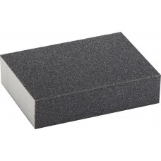 Губка шлифовальная водостойкая четырехсторонняя SiC Р120, 100 х 68 х 26 мм ЗУБР 35612-120