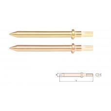 Долото-пика пневматическое (12х125 мм) искробезопасный сплав AlCu 226-1002, HORTZ