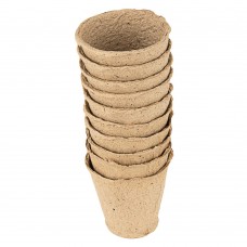 Горшочек для рассады, 80 х 80 мм, торфяной, 10 шт, (64365)