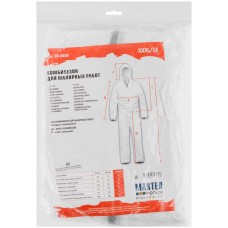 Комбинезон Master Color для малярныйх работ, полипропилен, белый р. XXXL (30-8055)