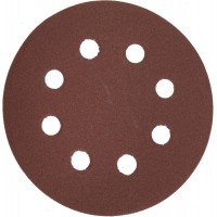 Круг шлифовальный универсальный Мастер 125 мм, 8 отверстий, Р180, 5 шт ЗУБР 35562-125-180