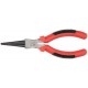 Круглогубцы Стандарт, красно-черные пластиковые ручки, полированная сталь 165 мм