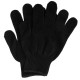 Перчатки трикотажные, акрил, черный, оверлок Сибртех (68651)