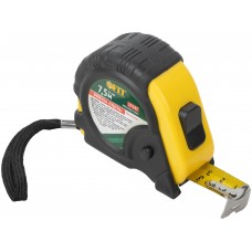 Рулетка прорезинен. корпус, тройной стопор 