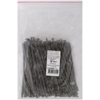 Саморезы черные по гипроку к металлу 4.8 х 127 100 шт Фасовка (22694-0)