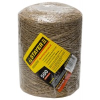 Шпагат льнопеньковый 500 м, d 1.4 мм, 1250 текс, 13.5 кгс STAYER 50110-500