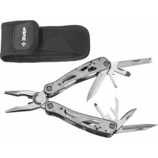 Мультитул МАСТЕР, 12 в 1, облегченные стальные ручки, нейлоновый чехол, 105 мм ЗУБР 47752