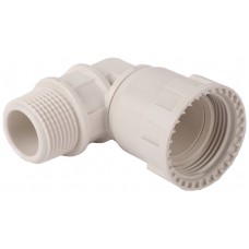 Переходник угловой ШиреФит накидная гайка - наружная резьба 16 мм - 1/2