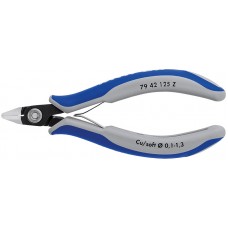 Бокорезы прецизионные, острая головка, для мягких материалов, 125 мм, 2-комп ручки (KN-7942125Z)