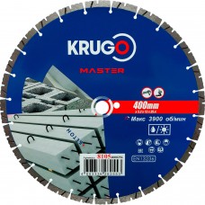Диск алмазный сегментный по бетону PRO KRUGO MASTER 400х3,2х25,4х12 mm 81054000256