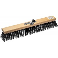 Уличная щетка EURO, буковая колодка 50 см с металлическим держателем для черенка, d 25 мм, щетина 70мм, 5-рядная, без черенка GRINDA 39193-50_z01