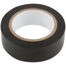 Изолента ПВХ самозатухающая 19 мм х 0,13 мм х 10 м ( черная ) (11002)