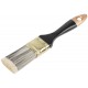Кисть флейцевая Стайл, искусственная черно-белая щетина, деревянная ручка 1,5 (38 мм) (01184)