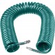 Воздушный спиральный шланг с фитингами рапид, 20 м, 8 х 12 мм, 15 бар KRAFTOOL 06590-20