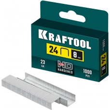 Скобы тип 24, 8 мм, калибр 23GA, 1000 шт KRAFTOOL 31724-08