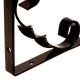 Кронштейн декоративный, 150 х 150 мм, коричневый Сибртех (94054)