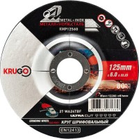 Круг зачистной пометаллу KRUGO 125х6х22мм KMP12560