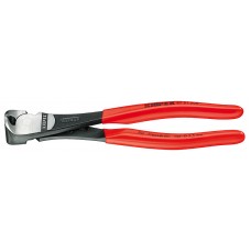 Кусачки торцевые особой мощности, 140 мм, фосфатированные, обливные ручки (KN-6701140)