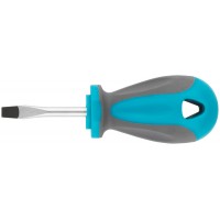 Отвертка, CrV сталь, прорезиненная ручка SL5 x 38 мм (53711М)