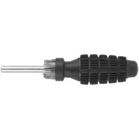 Отвертка 5 CrV бит, черная усиленная ручка с антискользящей накладкой (56245)