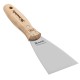 Шпательная лопатка из нержавеющей стали, 80 мм, буковая рукоятка, EFP Matrix (85615)