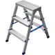 Алюминиевая двухсторонняя стремянка 3 ступени СИБИН 38825-03