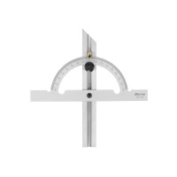 Угломер-транспортир мод. УТ 10-170° (100x150мм 1°) регулир.рейка (ГРСИ №93019-24) Мicron