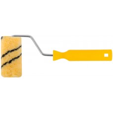 Валик полиакриловый бежевый с черной полосой 