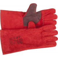 Краги термостойкие ЭКСПЕРТ утепленные 350 мм, размер XL (10), спилковые, для сварки и тяжелых механических работ ЗУБР Профессионал 11335-XL