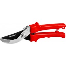 Плоскостной секатор G-35, 200 мм, закаленные лезвия, тефлоновое покрытие, пластиковые рукоятки GRINDA 40212_z02