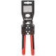 Клещи строительные Стандарт, пластиковые красно-черные ручки 200 мм