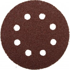 Круг шлифовальный универсальный Мастер 125 мм, 8 отверстий, Р40, 5 шт ЗУБР 35562-125-040