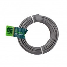 Леска для триммера круглая, армированная алюминием, 2.4 мм х 15 м, Сибртех (961935)