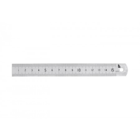 Линейка измерительная 150х19мм металлическая (госреестр № 74468-19)с поверкой КЛБ