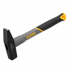 Молоток слесарный, 400 г, кованый, фибергласовая рукоятка c TPR покрытием Denzel (10484)